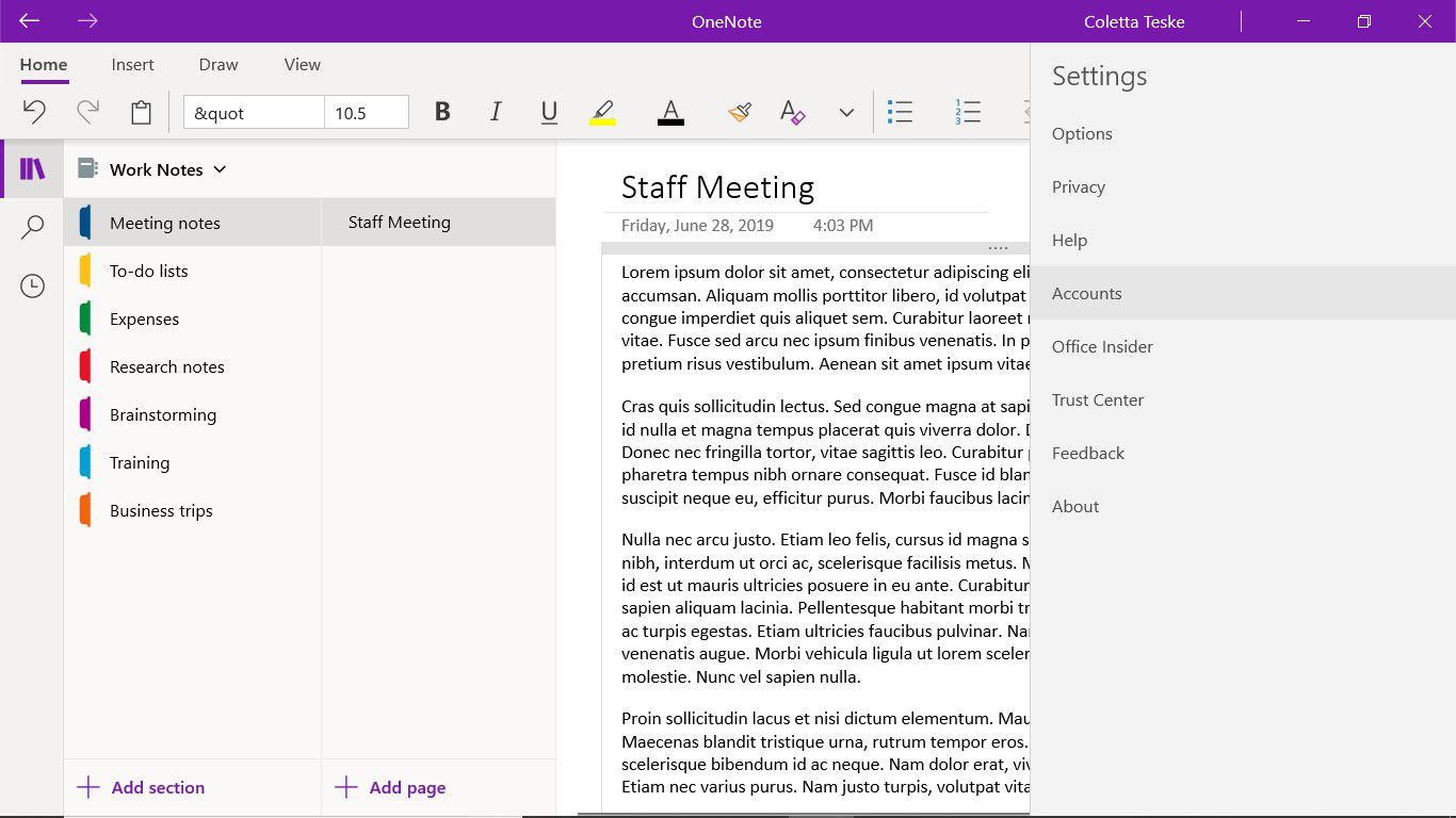 onenote for mac couldnt sync